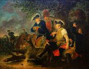 Bernhard Rode Frederick the Great and the Combat Medic, Germany oil painting artist
